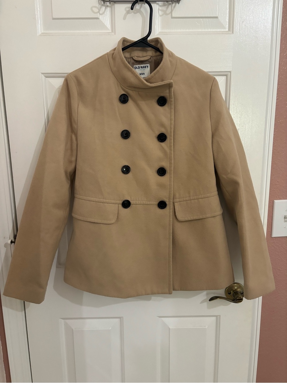 Old Navy Tan Pea Coat